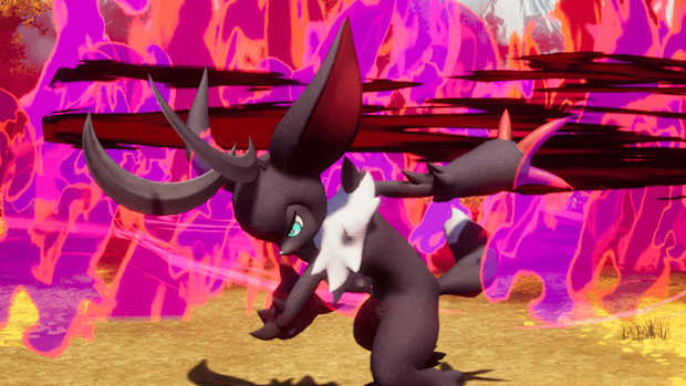 Loupmoon fight Palworld